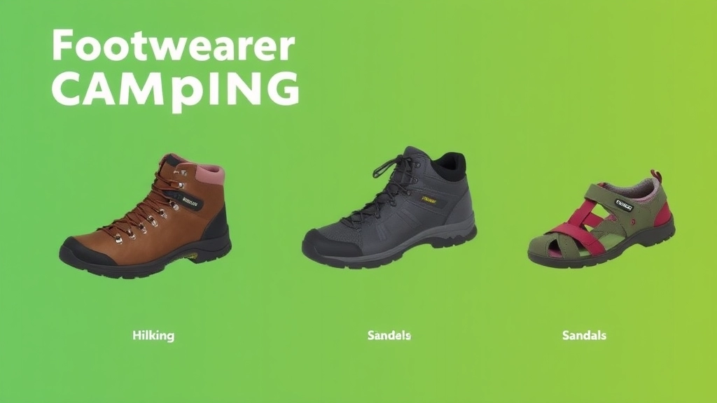 Footwear for Camping: From Hiking Boots to Sandals