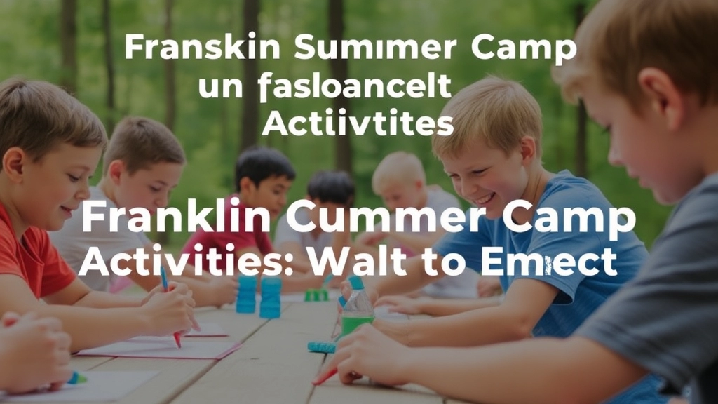 Franklin Summer Camp Activities: What to Expect