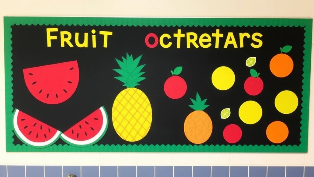 Fruit-Themed Bulletin Boards: Watermelon, Pineapples, and Citrus