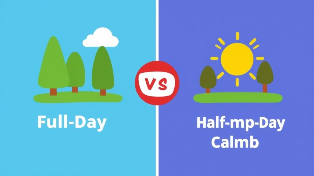 Full-Day vs. Half-Day Camp Options