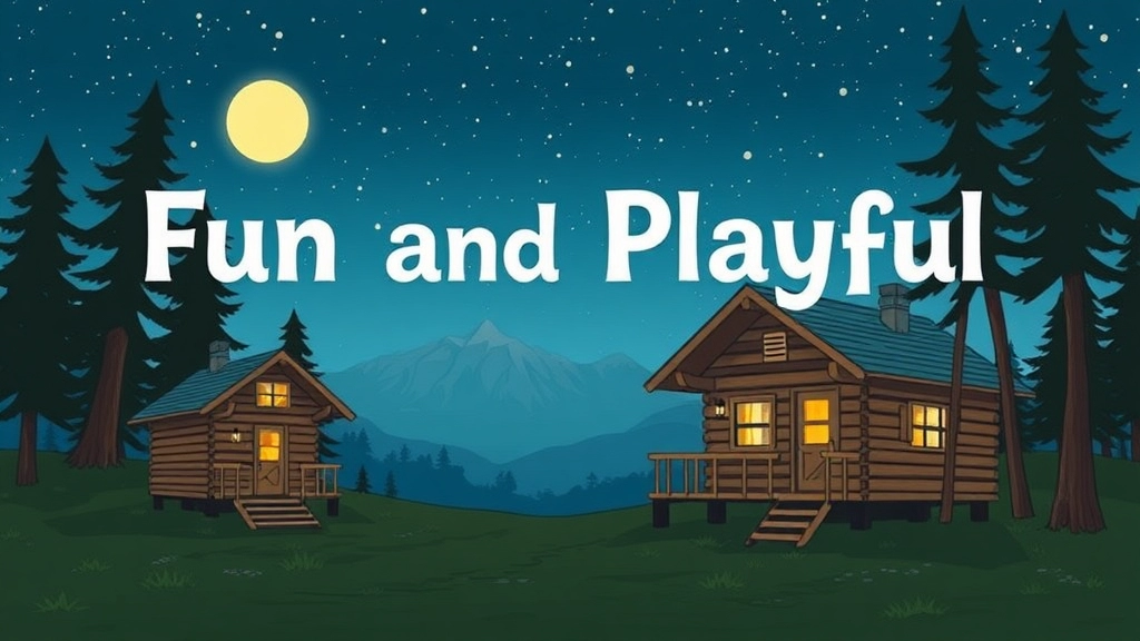 Fun and Playful Cabin Names