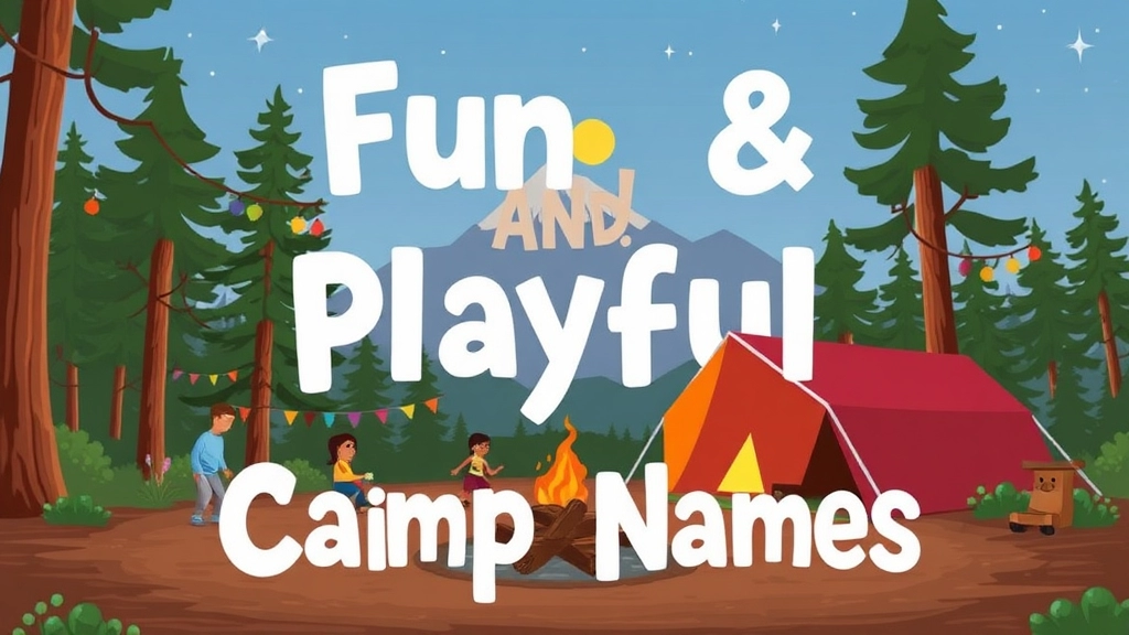 Fun and Playful Camp Names