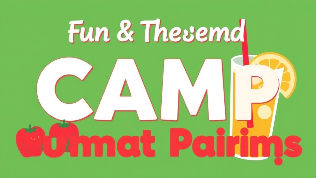 Fun and Themed Summer Camp Meal Pairings