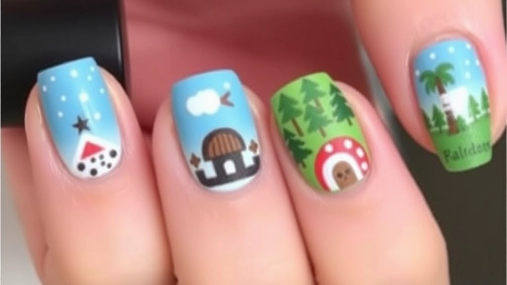 Fun and Whimsical Camping Nail Art Inspirations