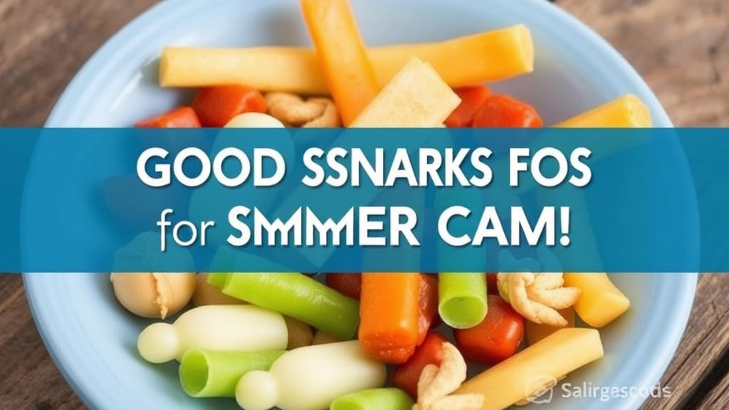 Best Snacks for Summer Camp Kids Will Love