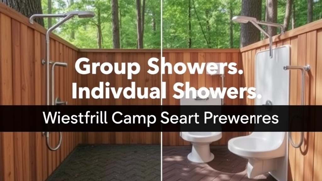 Group Showers vs. Individual Showers: What Camps Provide