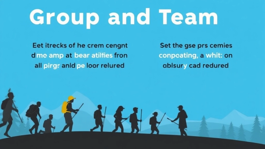 Group and Team Captions for Camp Experiences