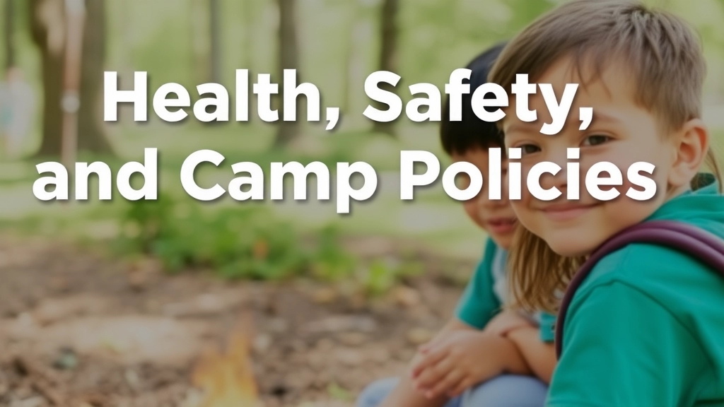 Health, Safety, and Camp Policies