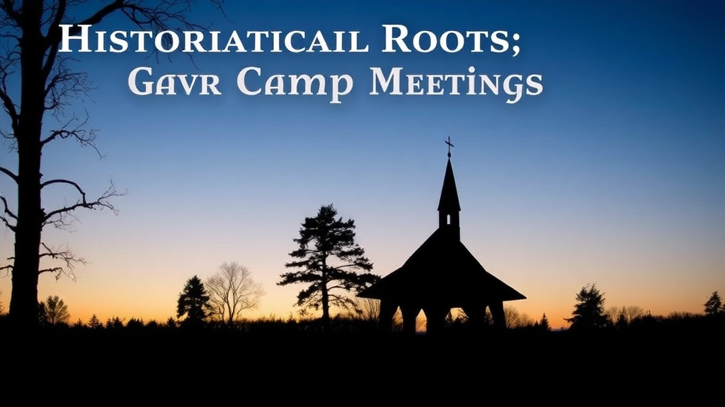 Historical Roots of Camp Meetings