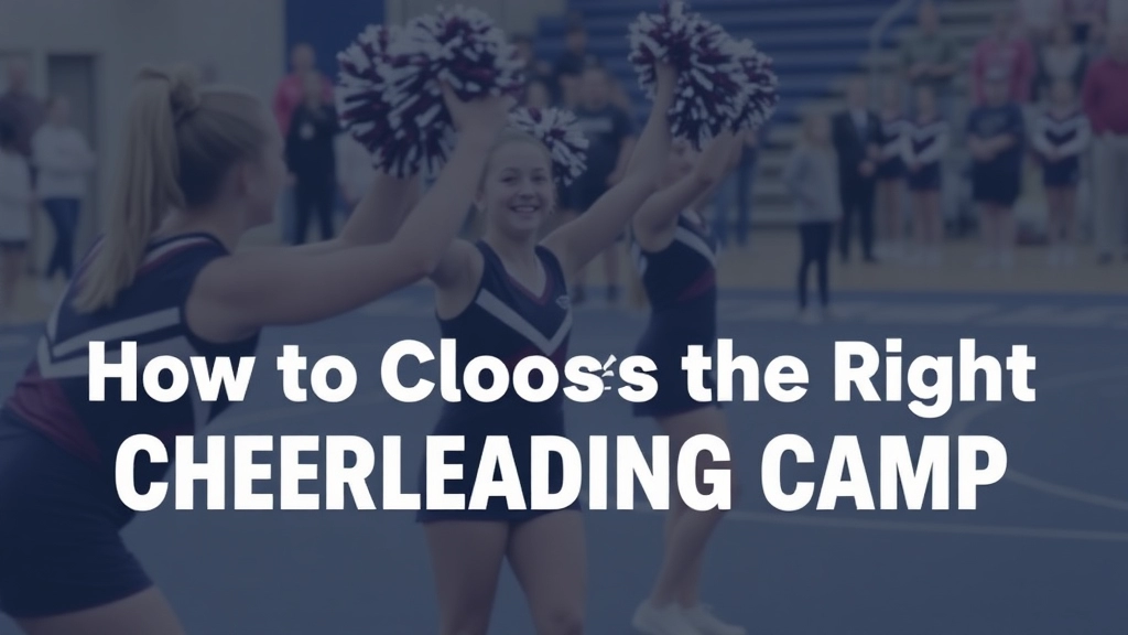 How to Choose the Right Cheerleading Camp