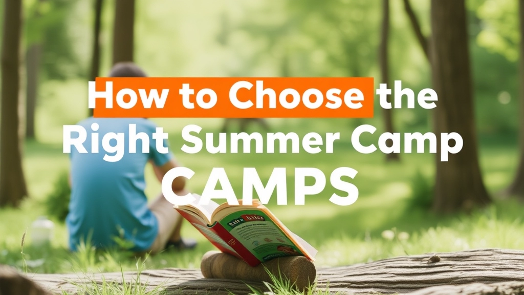 How to Choose the Right Summer Camp Book