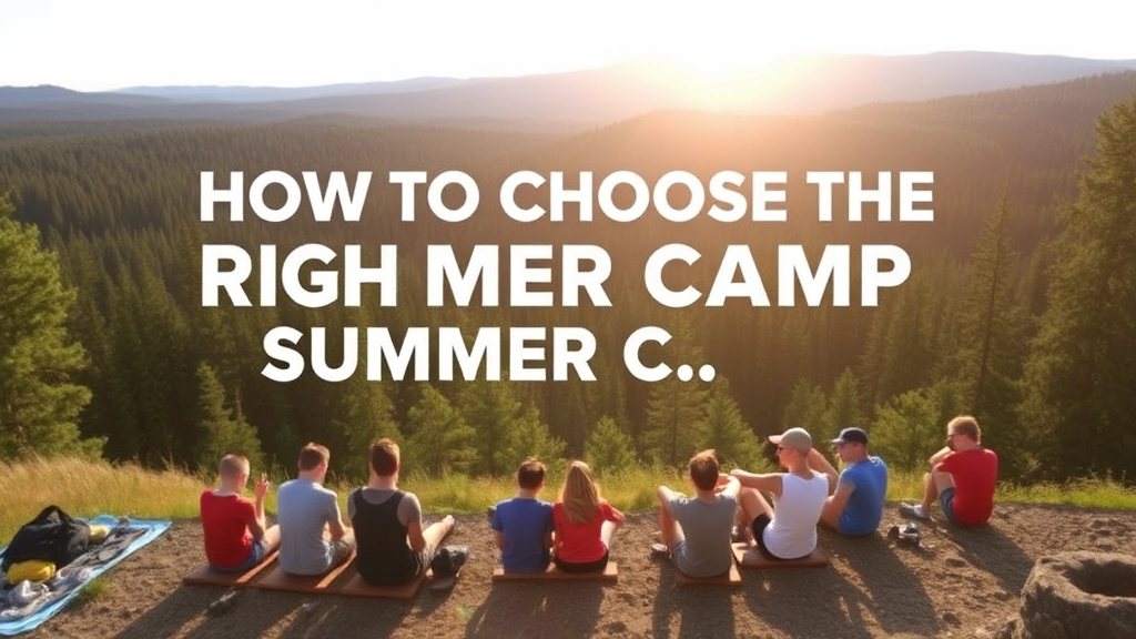 How to Choose the Right Summer Camp Summit