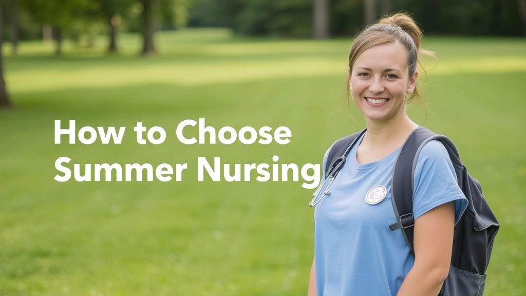 How to Choose the Right Summer Nursing Camp