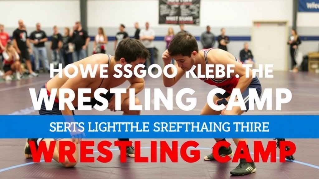 How to Choose the Right Wrestling Camp