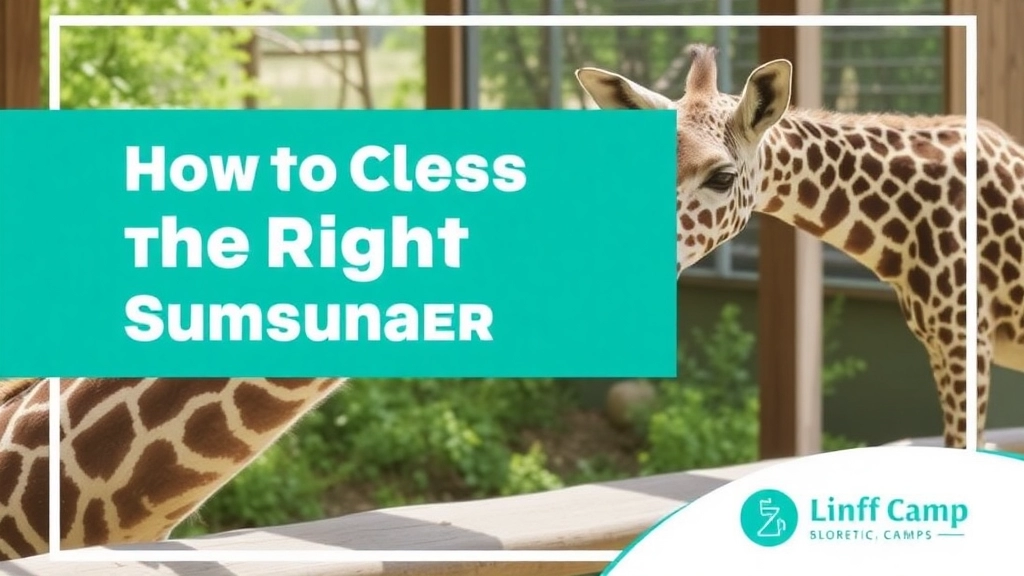 How to Choose the Right Zoo Summer Camp