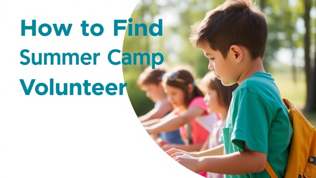 How to Find Summer Camp Volunteer Opportunities