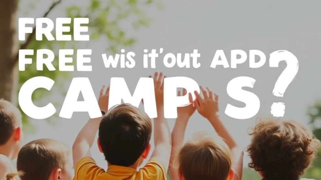 How to Find and Apply for Free Summer Camps