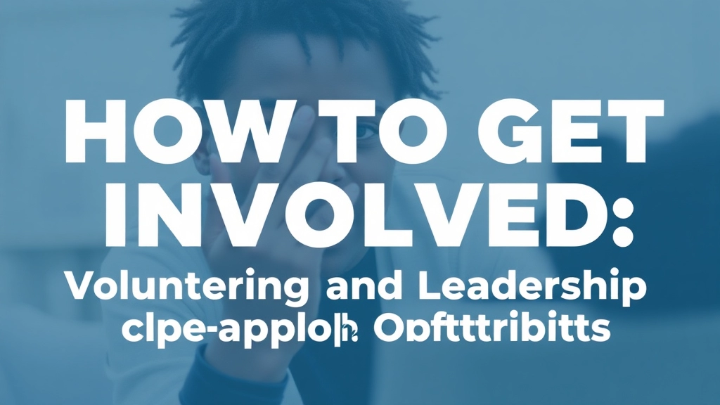 How to Get Involved: Volunteering and Leadership Opportunities