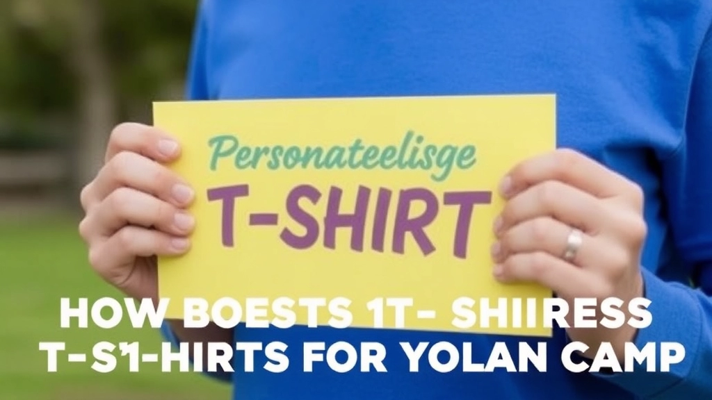 How to Personalise T-Shirts for Your Camp