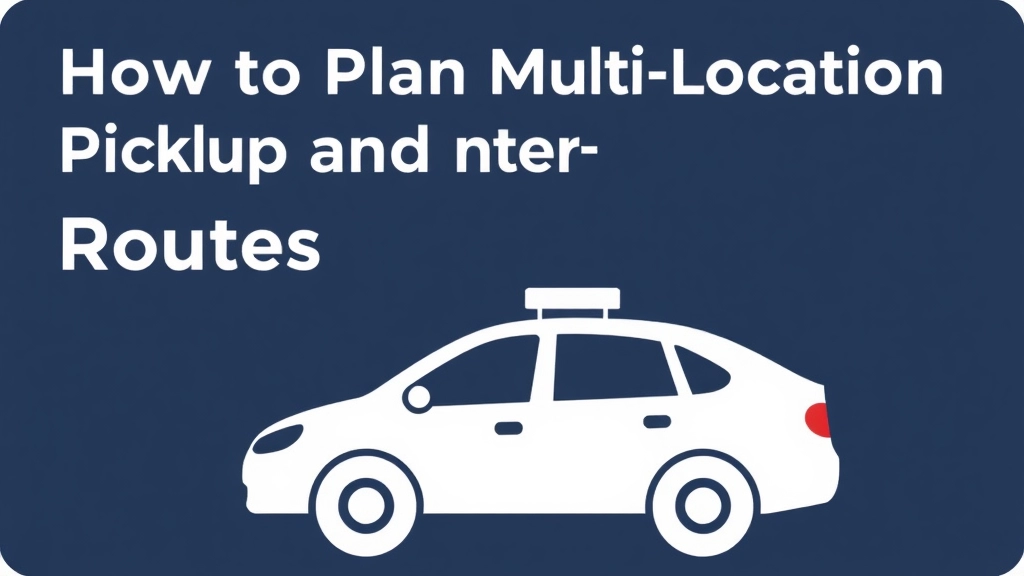 How to Plan Multi-Location Pickup and Drop-Off Routes