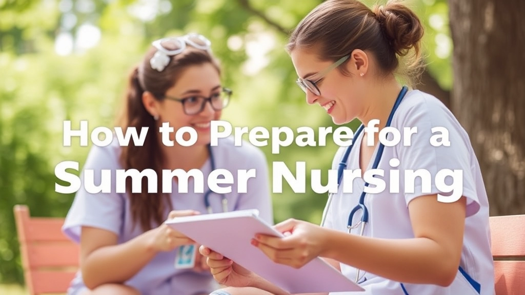 How to Prepare for a Summer Nursing Camp