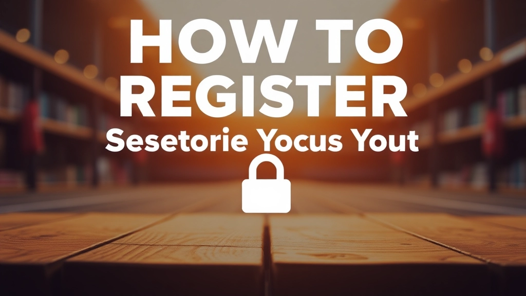 How to Register and Secure Your Spot