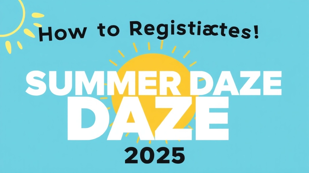 How to Register for Camp Summer Daze 2025