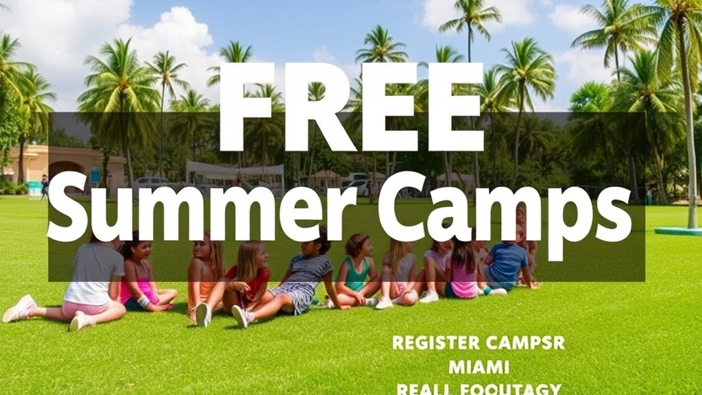 How to Register for Free Summer Camps in Miami