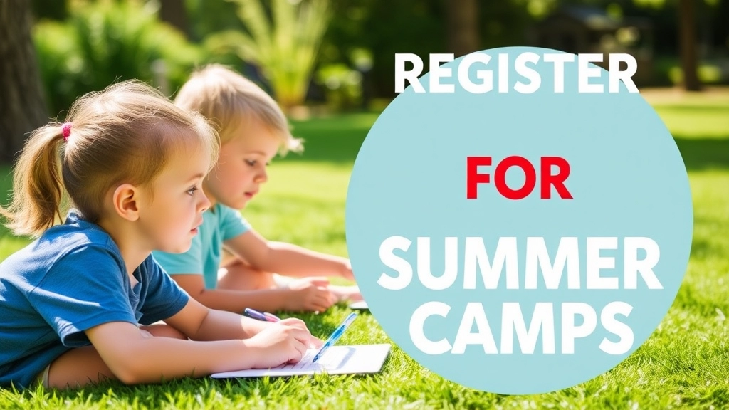 How to Register for Summer Camps