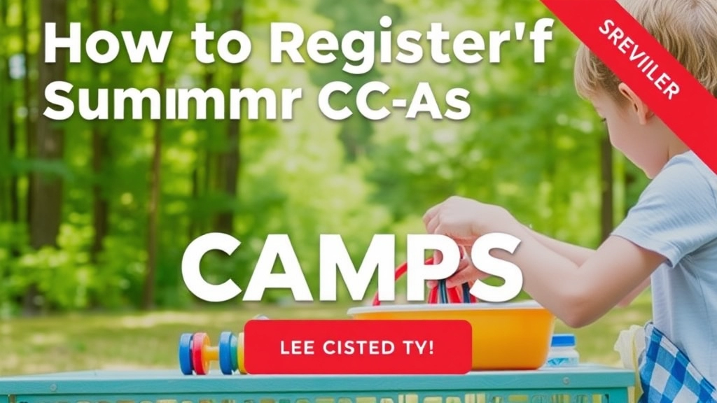 How to Register for Summer Camps in Clifton Park