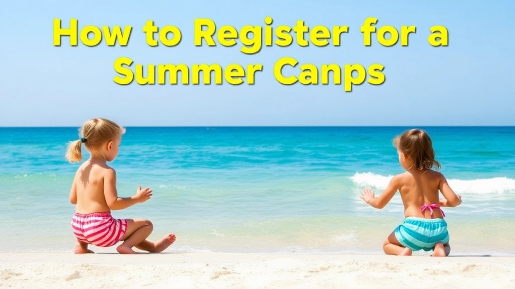 How to Register for a Summer Camp Beach