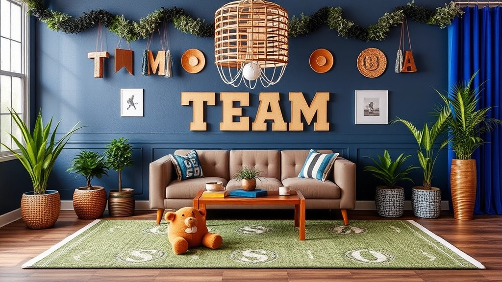 Incorporating Team Spirit Through Decor