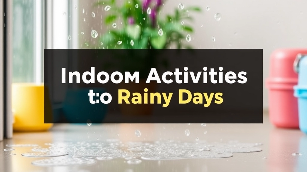 Indoor Activities for Rainy Days