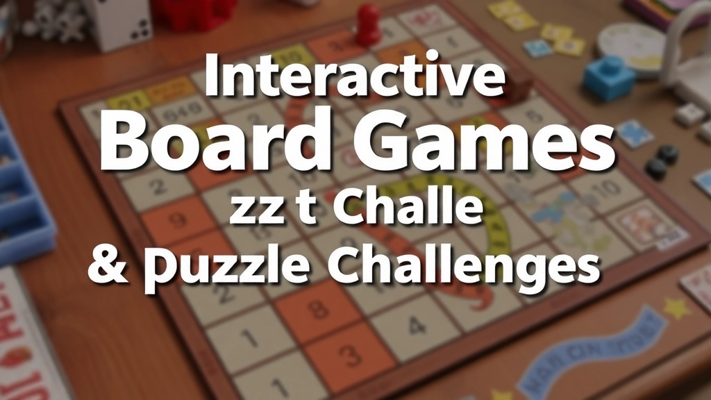 Interactive Board Games and Puzzle Challenges