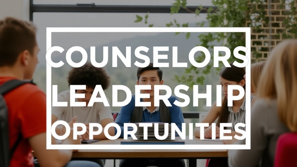 Junior Counselors and Leadership Opportunities