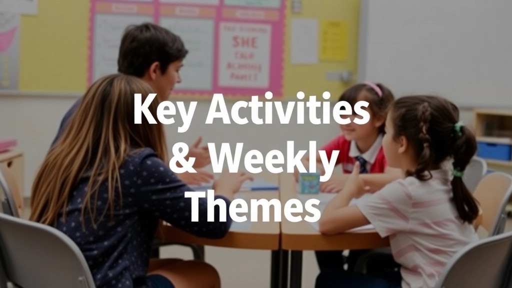 Key Activities and Weekly Themes