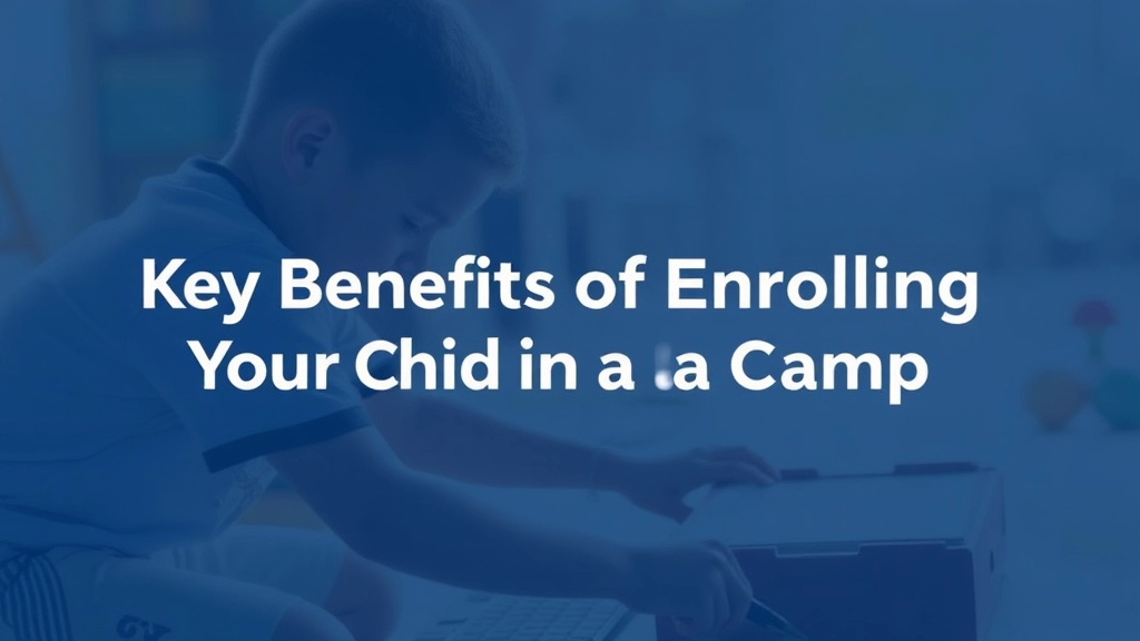 Key Benefits of Enrolling Your Child in a Summer Camp