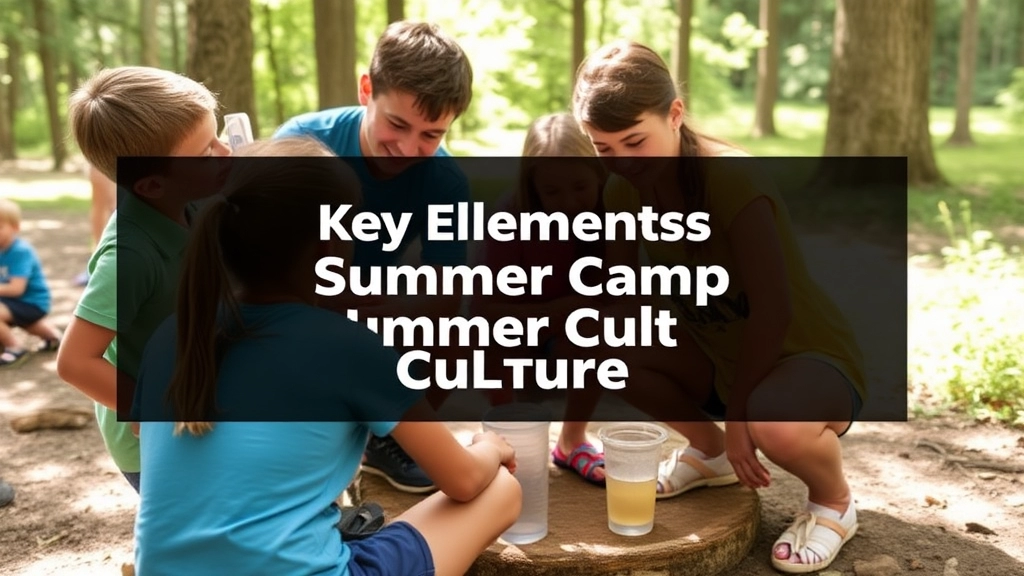 Key Elements of Summer Camp Culture