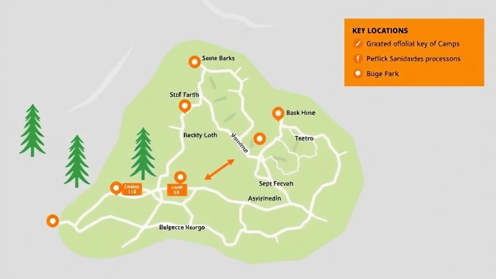 Key Locations and Accessibility of Camps