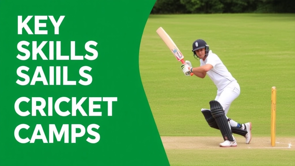 Key Skills Taught at Cricket Camps