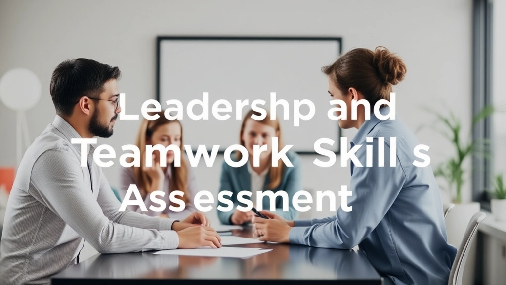 Leadership and Teamwork Skills Assessment