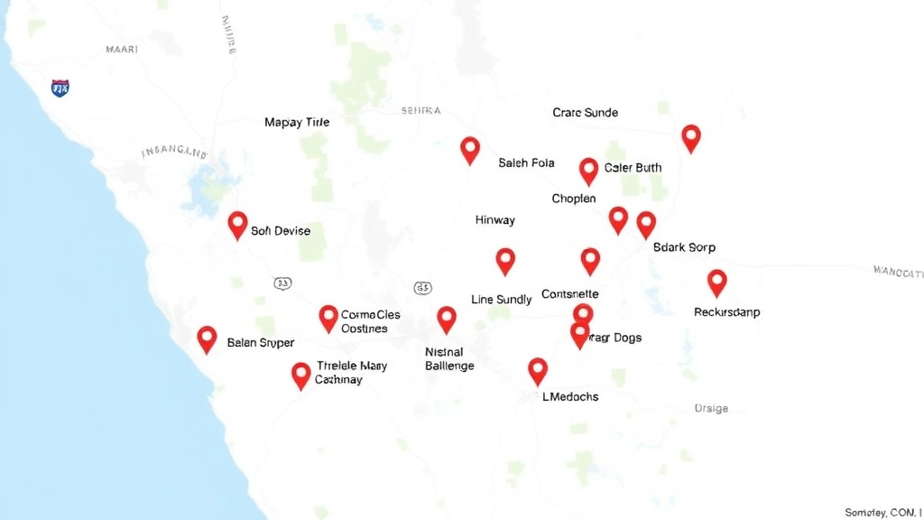 Locations of Camps and Facilities in Oakland