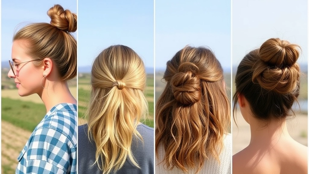 Low-Maintenance Updos to Stay Cool at Camp