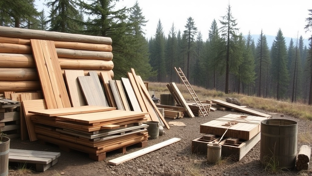 Materials Used in Building Camp Cabins