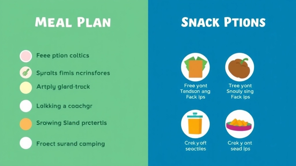 Meal Plans and Snack Options for Campers