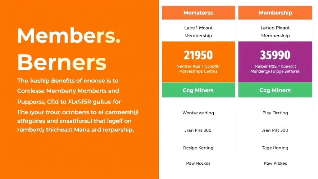 Membership Benefits and Pricing Information