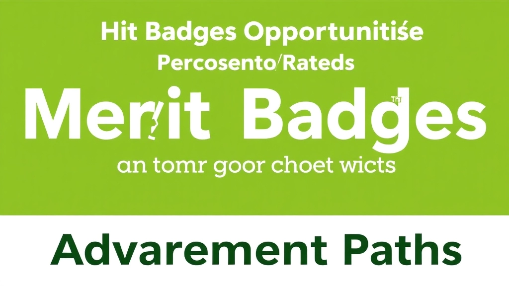 Merit Badge Opportunities and Advancement Paths