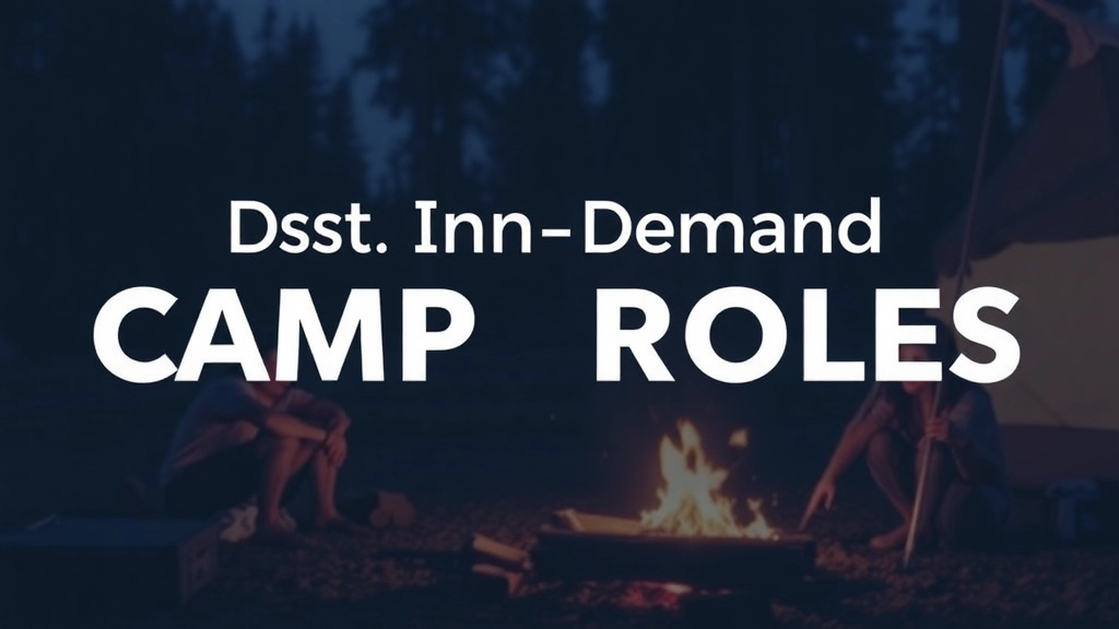 Most In-Demand Camp Roles