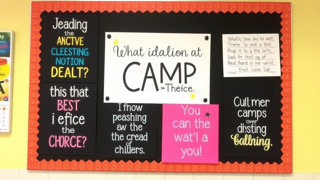 Motivational and Fun Quotes for Summer Camp Bulletin Boards