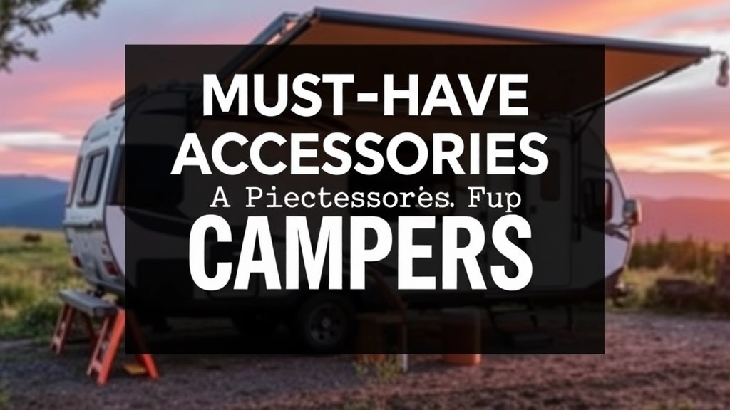 Must-Have Accessories for Campers